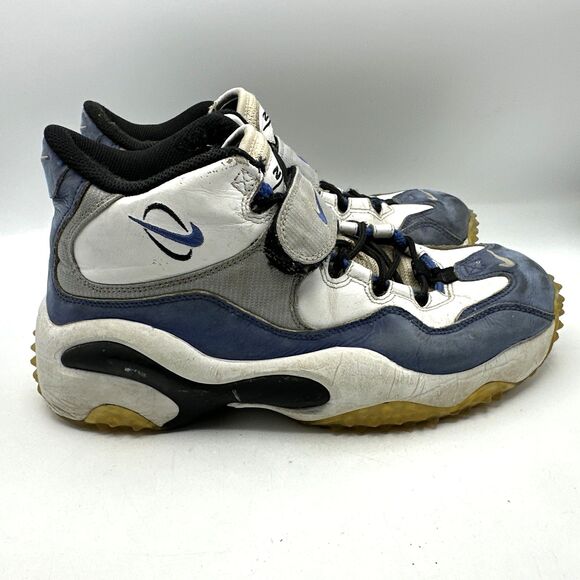 Nike Air Zoom Turf Barry Sanders Blue White 315099-141 Rare 2006 Men\'s Size 10